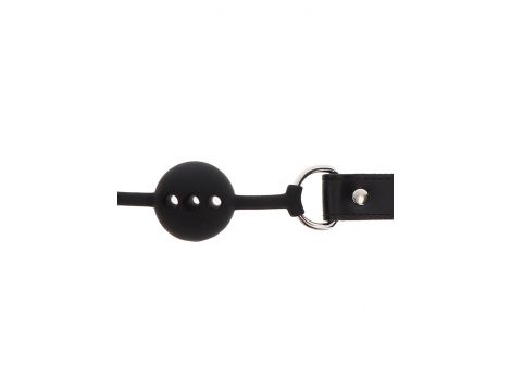 Knebel z kulką silikonową Taboom czarny 63 cm - 4