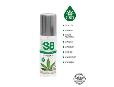 Lubrykant hybrydowy cannabis S8 125ml - 2