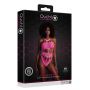 Body Ouch z greckim dekoltem neonowy róż XS/XL - 4