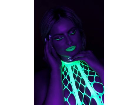 Bodystocking neonowy Ouch! zielony UV XS/XL - 10