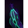 Bodystocking neonowy Ouch! zielony UV XS/XL - 10