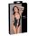 Body bondage Cottelli BONDAGE czarny XL z paskami na kostki