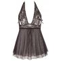 Babydoll koronkowy Cottelli CURVES czarny 3XL - 7