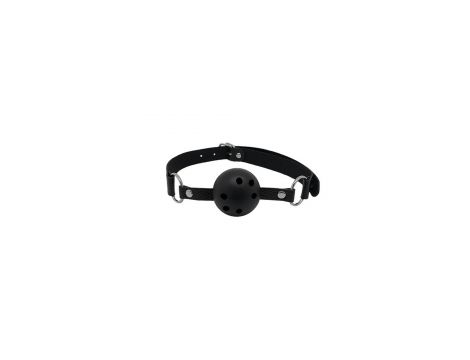 Knebel Discretion Alive czarny z otworami 4,5 cm regulowany - 3