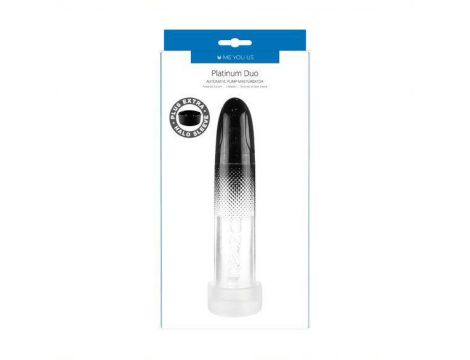 Automatyczny masturbator pompujący Me You Us Platinum Duo USB - 2