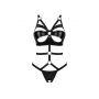 Body erotyczne otwarte Obsessive Armares czarne XS/S - 6