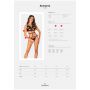 Body erotyczne otwarte Obsessive Armares czarne XS/S - 8
