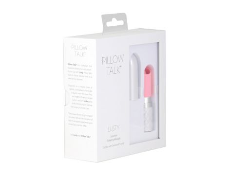Pillow Talk - Lusty Luxurious Flickering Massager Pink - 2