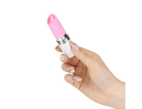 Pillow Talk - Lusty Luxurious Flickering Massager Pink - 8