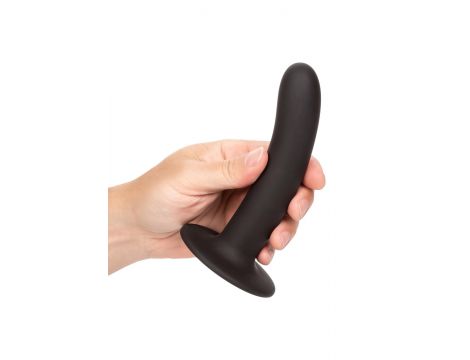 Dildo analne Boundless silikonowe gładkie czarne 15 cm Calexotics - 3