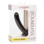 Dildo analne silikonowe Boundless prążkowane czarne 15 cm - 3