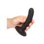 Dildo analne silikonowe Boundless prążkowane czarne 15 cm - 4
