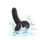 Dildo analne silikonowe Boundless prążkowane czarne 15 cm - 5