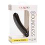 Dildo analne silikonowe Boundless czarne 18 cm - 3