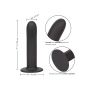 Dildo analne silikonowe Boundless czarne 18 cm - 6