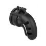 Pas cnoty ManCage Model 19 silikonowy 11 cm czarny z ballsplitterem - 3