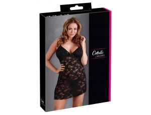 Koszulka nocna koronkowa Cottelli Lingerie czarna M