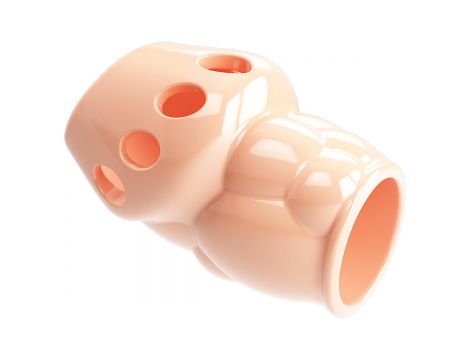 Nakładka przelotowa pogrubiająca penisa Pretty Love Oscar TPR - 8