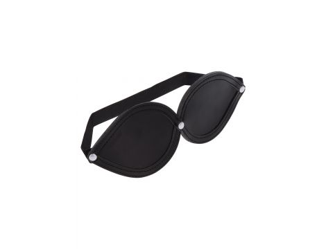Opaska na oczy Taboom Infinity czarna wegańska skóra 23 cm - 4