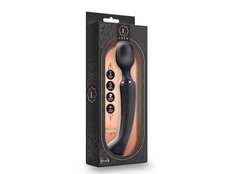 Wibrator silikonowy Blush Gia czarny USB