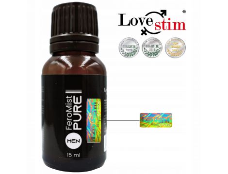 Feromony męskie bezzapachowe LoveStim FeroMist PURE 15ml - 2