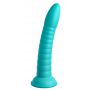 Dildo silikonowe Dillio Platinum Wild Thing turkusowe 19,7 cm - 4