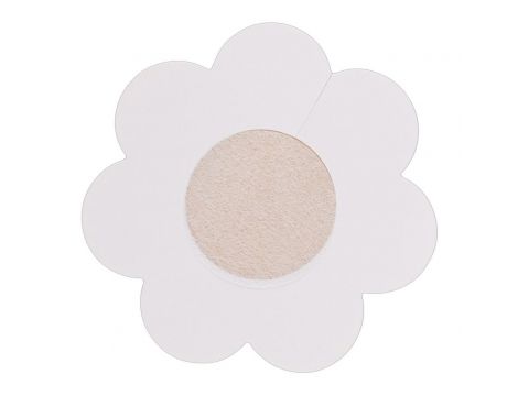 Naklejki na sutki kwiatowe tekstylne Cottelli 6 par 7 cm - 6