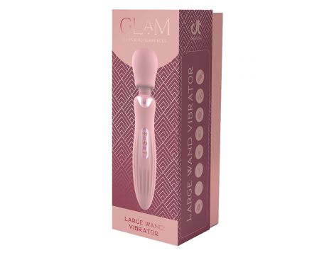 Duży wibrator wand Glam silikonowy USB 24 cm