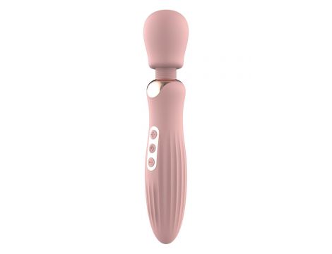 Duży wibrator wand Glam silikonowy USB 24 cm - 2