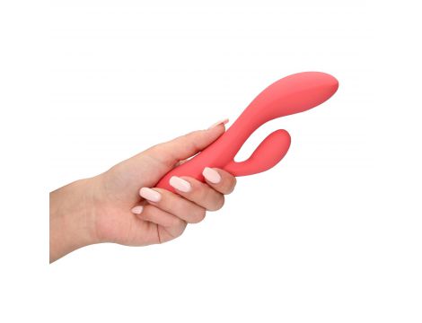 Wibrator króliczek Loveline silikonowy różowy - 7