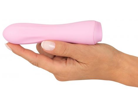 Mini wibrator Cuties Rose silikonowy różowy USB 14 cm - 6