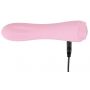 Mini wibrator Cuties Rose silikonowy różowy USB 14 cm - 8