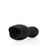Wibrujący silikonowy rękaw masturbatora Loveline czarny - 7