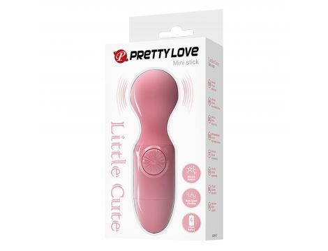 Mini wibrator Pretty Love różowy silikonowy wodoodporny AAA - 9