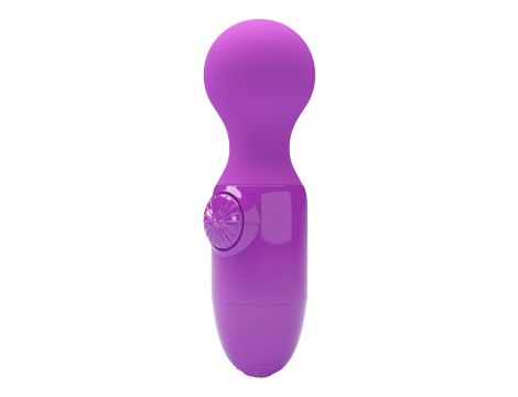 Mini wibrator silikonowy Pretty Love fioletowy wodoodporny AAA - 3