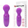 Mini wibrator silikonowy Pretty Love fioletowy wodoodporny AAA - 2