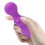 Mini wibrator silikonowy Pretty Love fioletowy wodoodporny AAA - 9