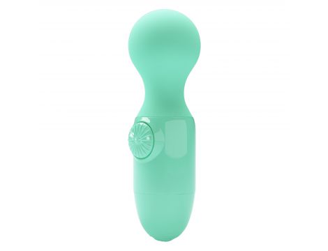 Mini wibrator silikonowy Pretty Love jasnozielony AAA - 3