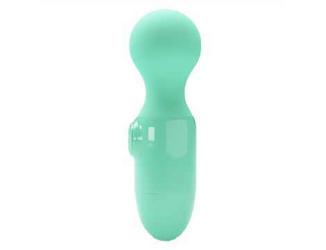 Mini wibrator silikonowy Pretty Love jasnozielony AAA - 4