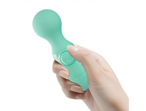Mini wibrator silikonowy Pretty Love jasnozielony AAA - 7