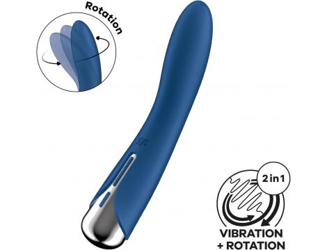 Obrotowy wibrator punktu G Satisfyer Spinning Vibe 1 niebieski - 2