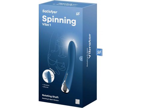 Obrotowy wibrator punktu G Satisfyer Spinning Vibe 1 niebieski - 4