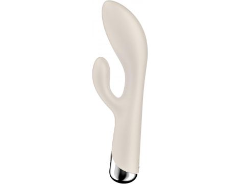 Wibrator króliczek obrotowy Satisfyer Spinning Rabbit 1 beżowy USB - 6