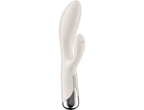 Wibrator króliczek obrotowy Satisfyer Spinning Rabbit 1 beżowy USB - 8
