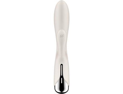 Wibrator króliczek obrotowy Satisfyer Spinning Rabbit 1 beżowy USB - 9