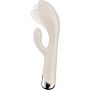 Wibrator króliczek obrotowy Satisfyer Spinning Rabbit 1 beżowy USB - 6