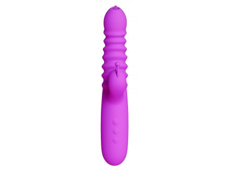 Wibrator z potrójną stymulacją B-Series Cute - 2
