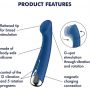 Obrotowy wibrator punktu G Satisfyer Spinning 1 niebieski - 4