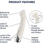 Wibrator punktu G obrotowy Satisfyer Spinning G-Spot 1 beżowy USB - 4