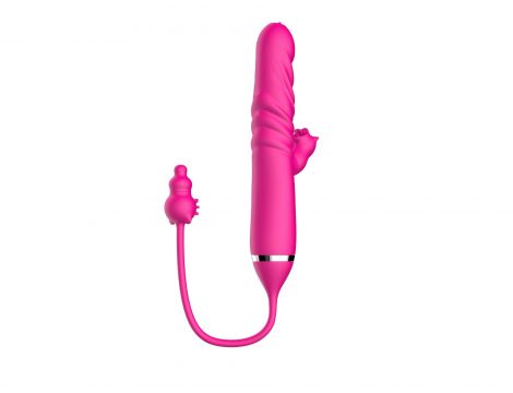 Wibrator lizający potrójna stymulacja pchnący B Series Cute - 3